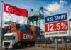 Tariff Set to Impact Singapore’s Key Export Sectors by 12.5%