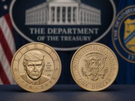 Treasury Unveils $1 Coin Honoring Trump, Boosting Collectible Market