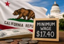 California Boosts Minimum Wage to Historic $17.40, Impacting Businesses