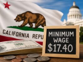 California Boosts Minimum Wage to Historic $17.40, Impacting Businesses
