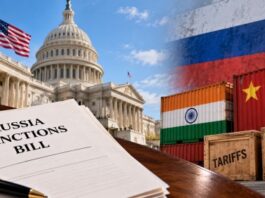 US Bill Enables Tariffs on Indian and Chinese Markets Amid Russia Sanctions.