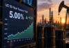 Rising Oil Prices Drive US 10-Year Treasury Yield to 5% Amid Inflation Concerns