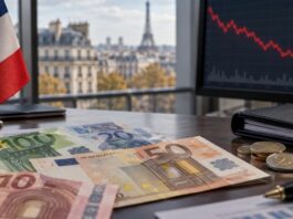 Euro Hits 17-Month Low Amid Rising French Debt Concerns