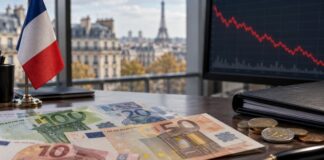 Euro Hits 17-Month Low Amid Rising French Debt Concerns